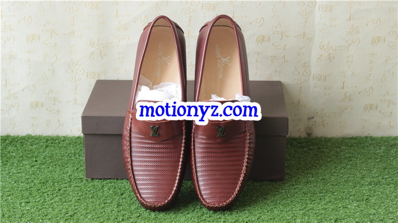 Men Brand Leather Shoes Brown